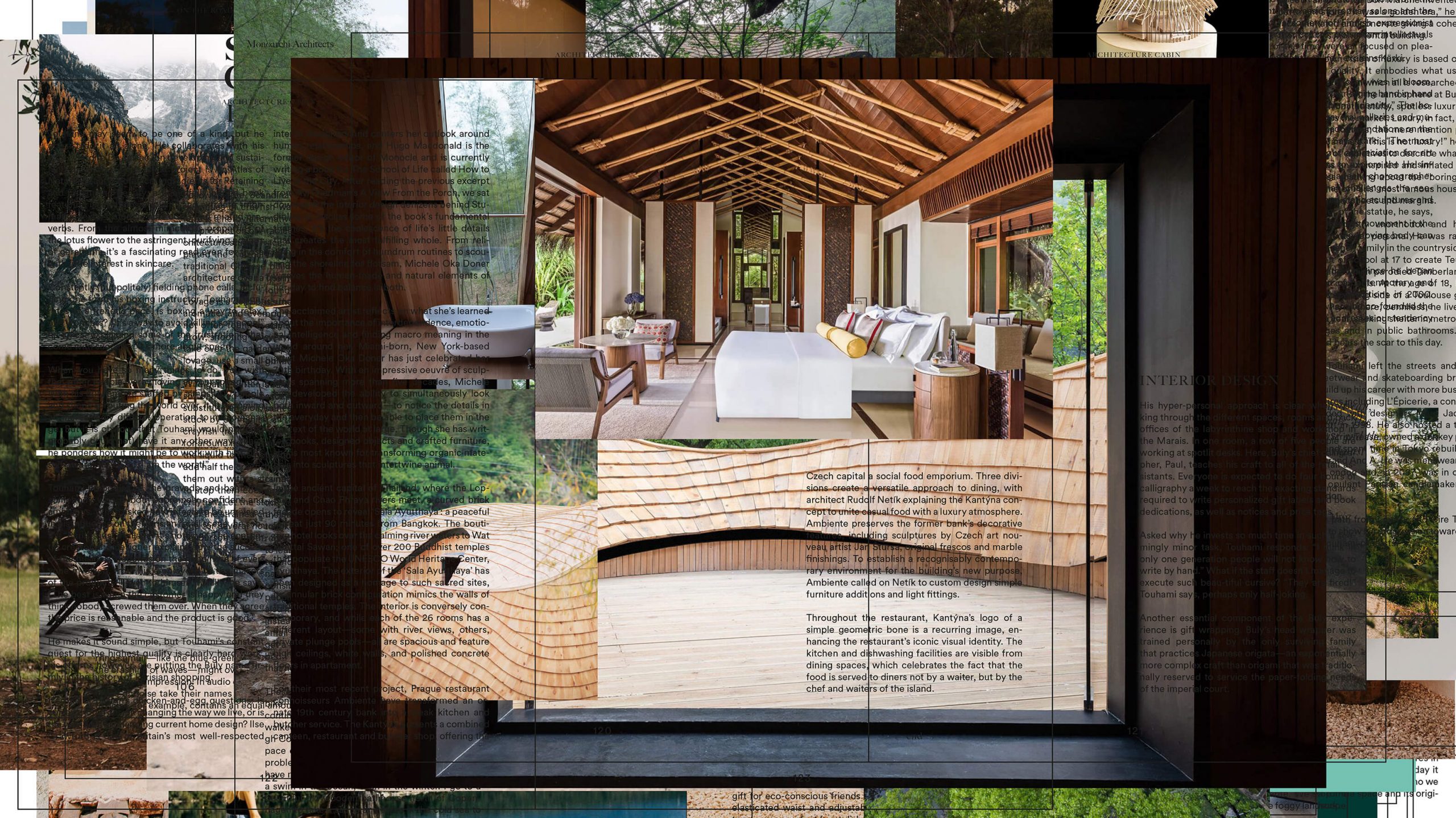 Editorial Wanderlust is the first issue of an ecological magazine. The theme is ecotourism, a new alternative to conventional tourism where the main objective is the benefit of the environment and the local community. Traveling while respecting the future.
